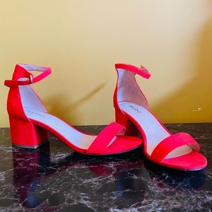 Red Aldo Heels